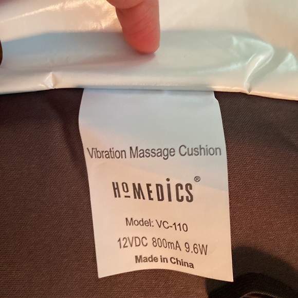 Homedics Vibration Massage Portable Cushion - Picture 7 of 9